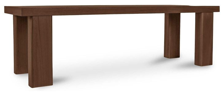 Marina Brown Outdoor Rectangular Dining Room Set