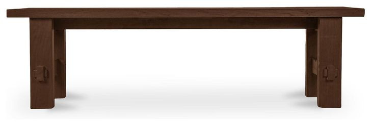Esmond Brown Outdoor Dining Bench