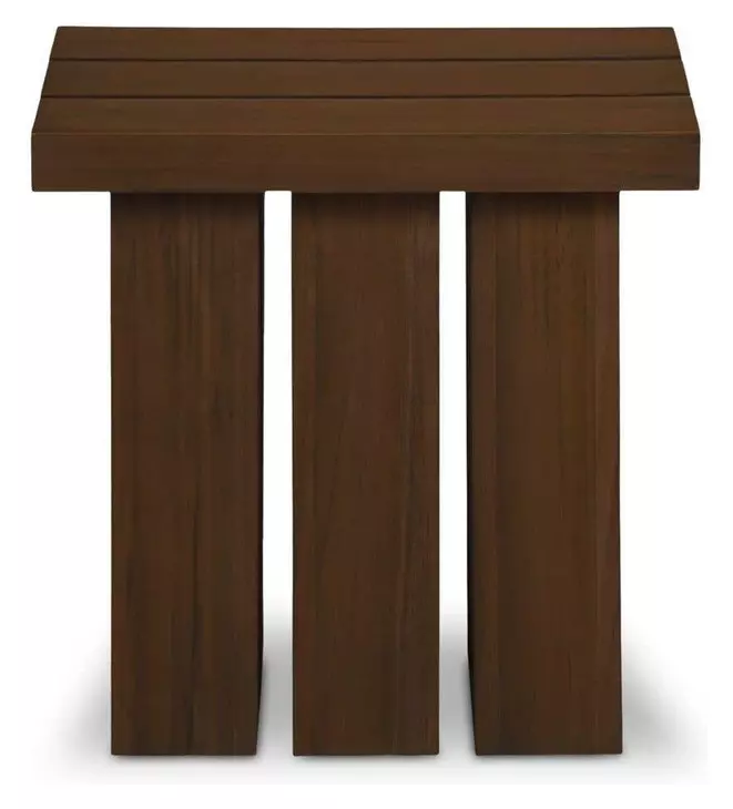 Denby Brown Outdoor Square Side Table