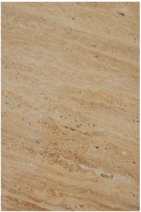 Pax Natural Outdoor Round Travertine Top Side Table