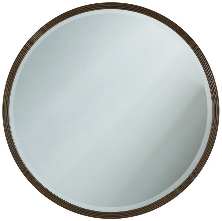 Lido Bistre Round Wall Mirror