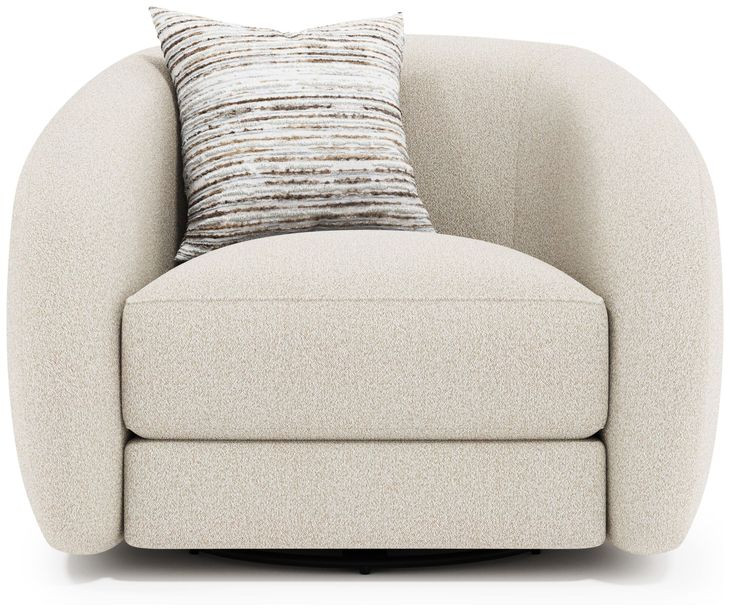 Austen Beige Swivel Chair