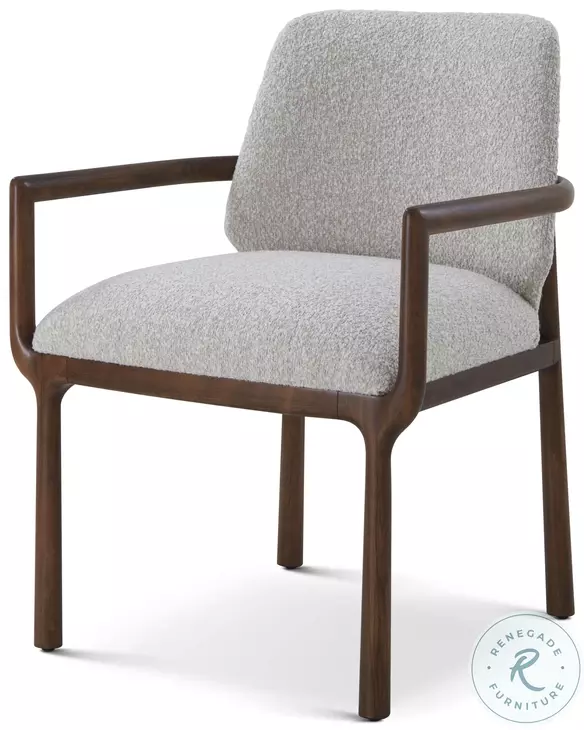 Urbane Campfire Upholstered Dining Arm Chair