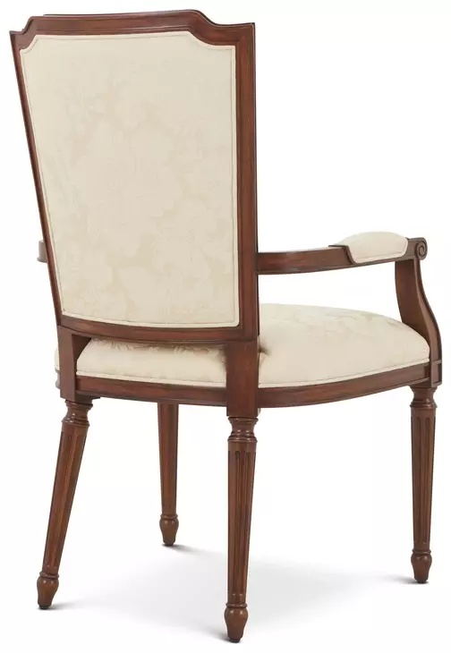 TA Originals Lillian Cream Upholstered Caraway Arm Chair Set of 2