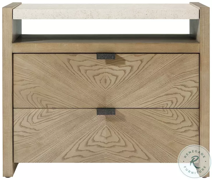 Catalina Dune 2 Drawer Nightstand