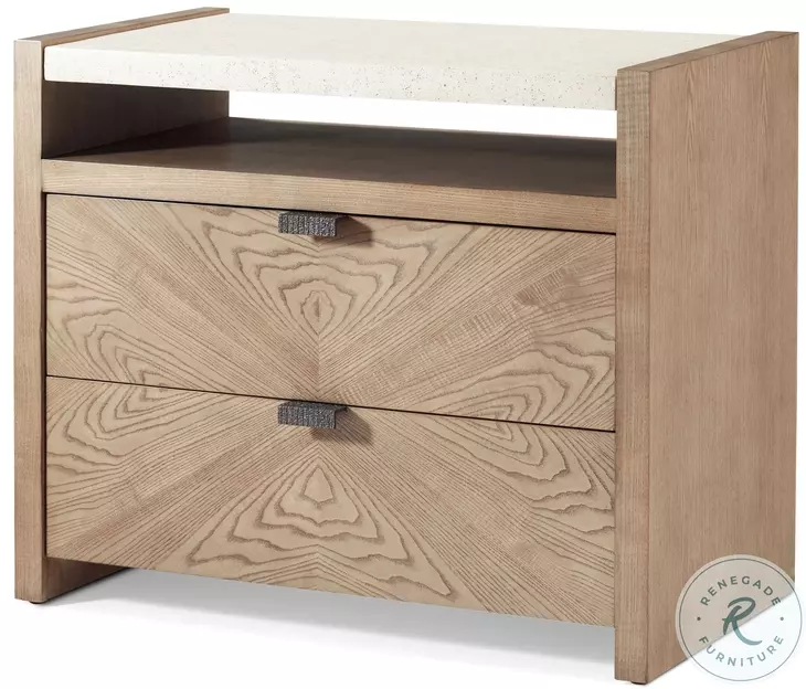 Catalina Dune 2 Drawer Nightstand
