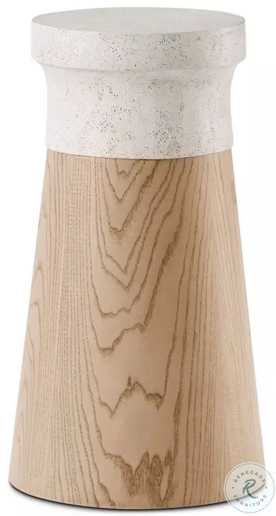 Catalina Dune 12" Round Accent Table