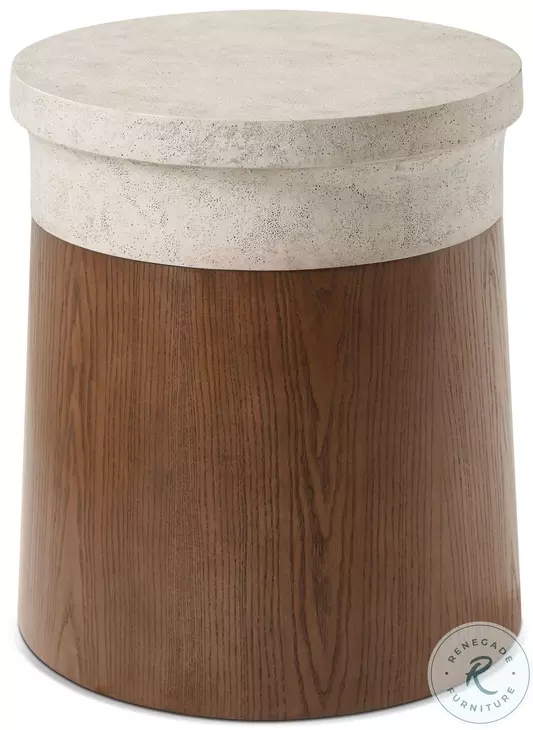 Catalina Earth 22" Round Side Table