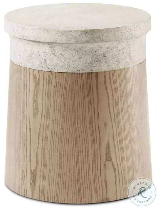 Catalina Dune 22" Round Side Table