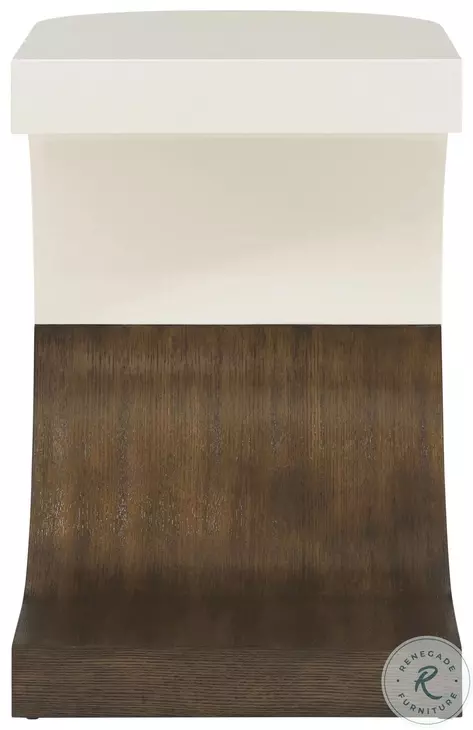 Maximo Amaretti And Gelato D Shape 26" Side Table