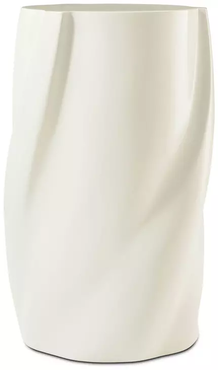 TA Originals White Round Accent Table