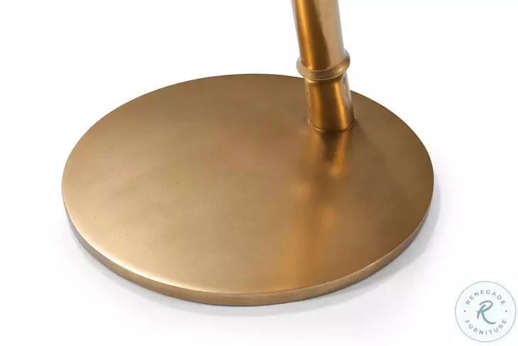 Kesden LBB Brass 14" Round Accent Table