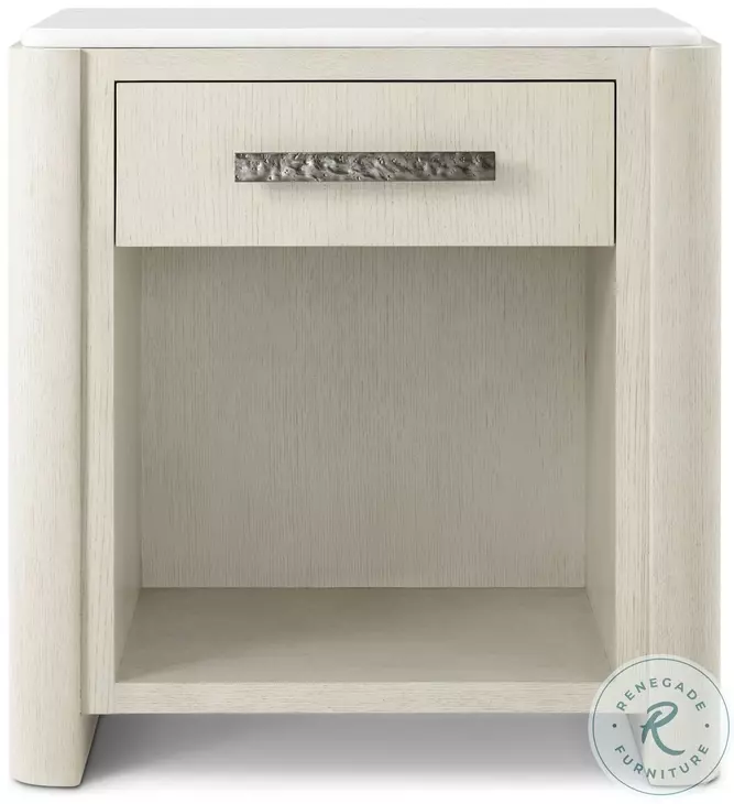 Essence Opal And Marble 1 Drawer Nightstand