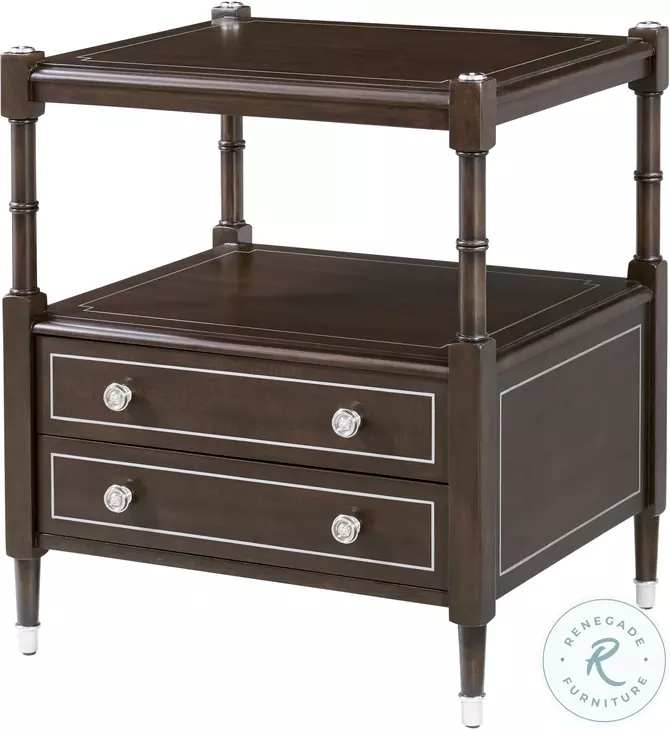 Spencer London Fulham 2 Drawer Nightstand