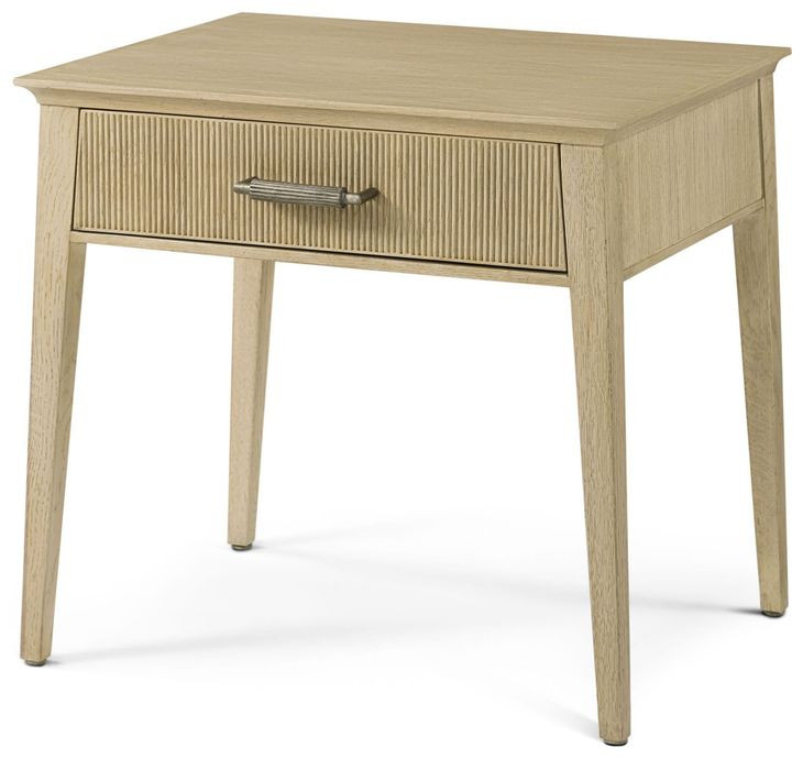 Balboa Coastal Gray Rectangular Side Table