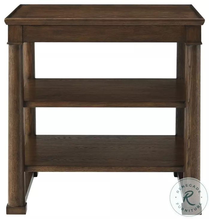 Surrey Brownstone 24" Square Side Table
