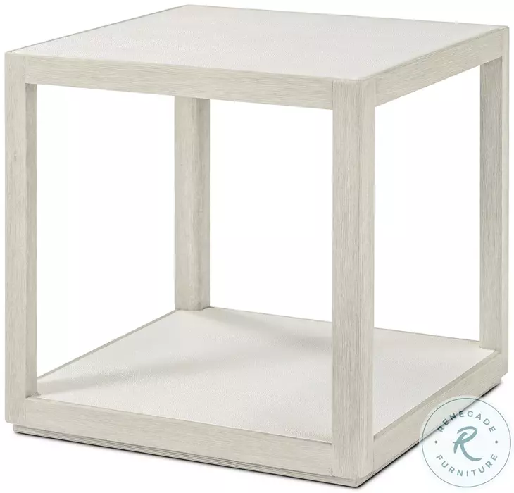 Maxwell Cashmere And Dove 24" Square Side Table