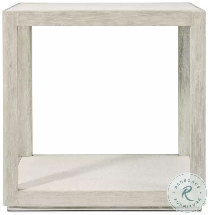 Maxwell Cashmere And Dove 24" Square Side Table