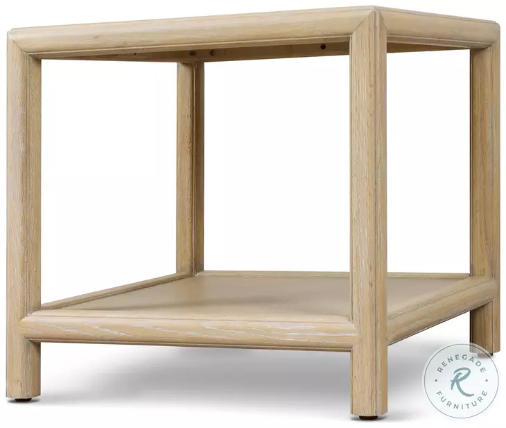 Montauk Lighthouse 24" Square Side Table