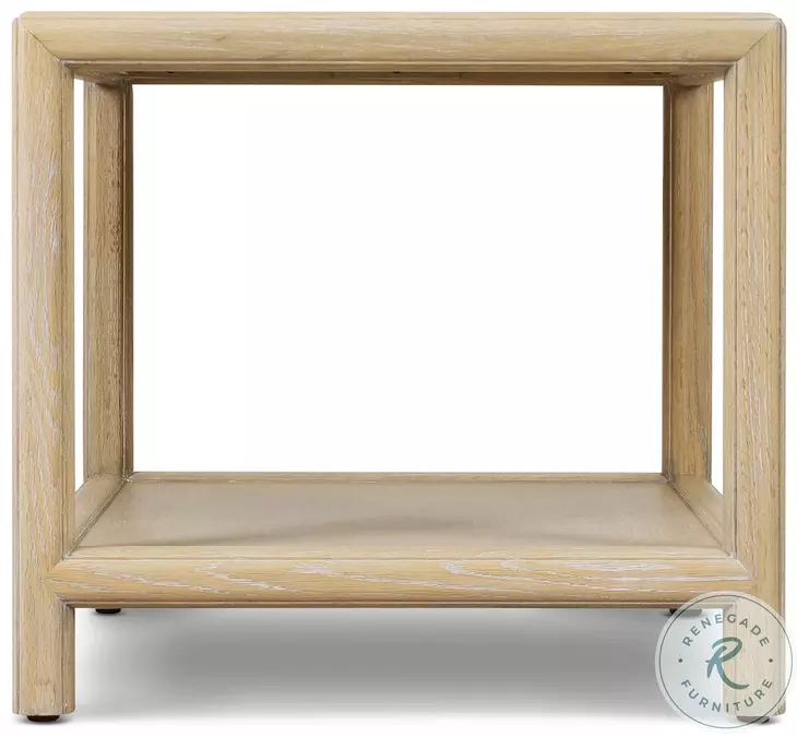 Montauk Lighthouse 24" Square Side Table