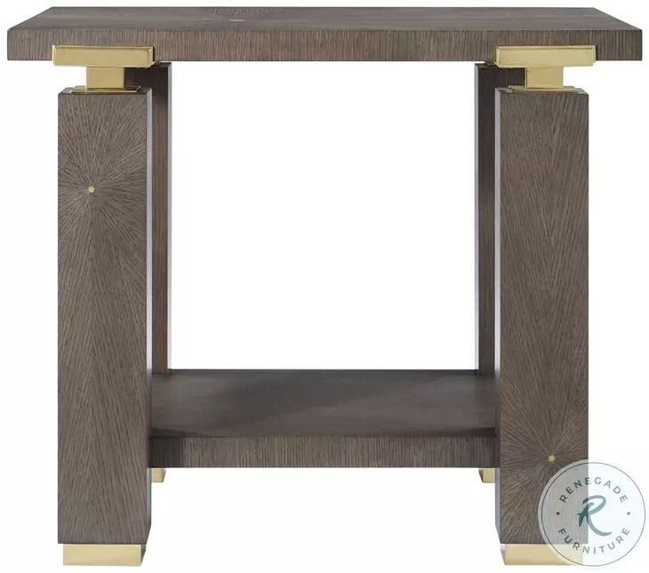 Judith Leiber Mink 22" Rectangular Side Table