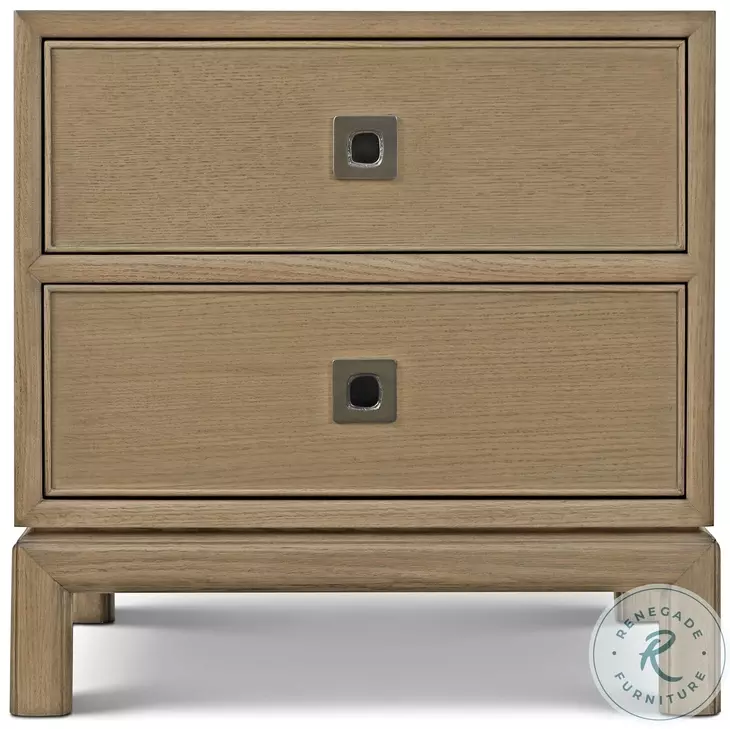 Montauk Jetty 22" 2 Drawer Rectangular Side Table
