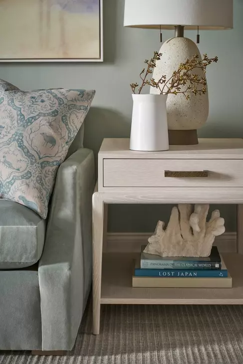 Coastal Sandbar Rectangular Flagler Side Table