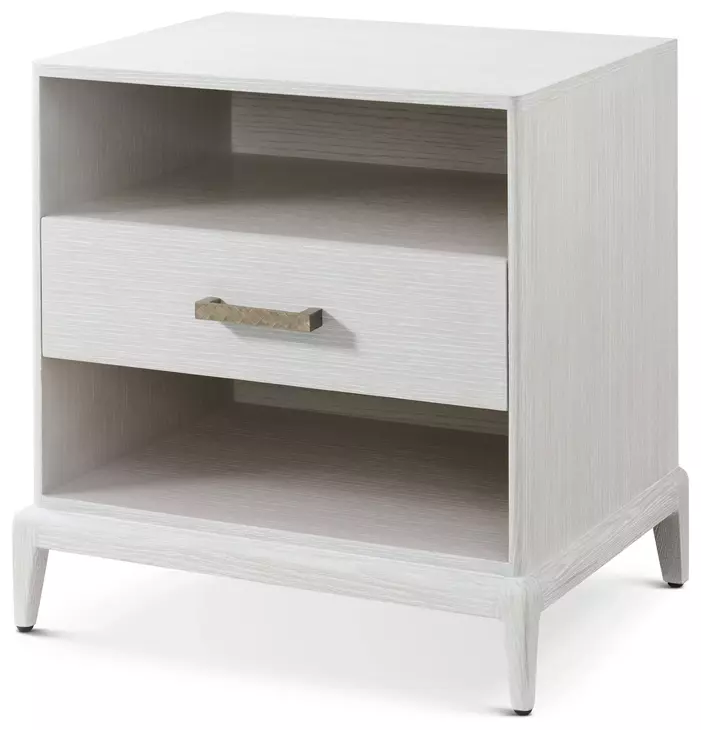 Coastal Sandbar 1 Drawer Worth Open Nightstand