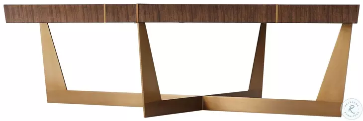 Calais Hazelnut 52" Rectangular Cocktail Table