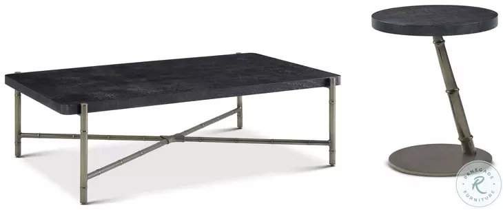 Kesden Silent Black 55" Rectangular Occasional Table Set