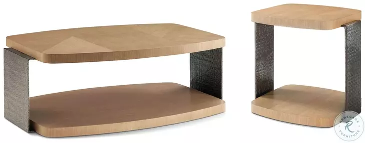 Essence Blonde 54" Rectangular Occasional Table Set