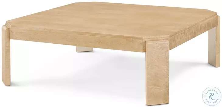 Origins Sesame 48" Square Cocktail Table