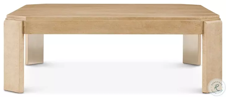 Origins Sesame 48" Square Cocktail Table
