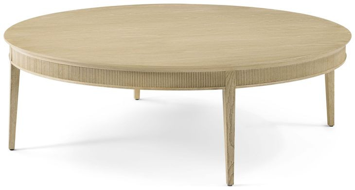 Balboa Coastal Gray Round Cocktail Table