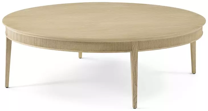 Balboa Coastal Gray Round Cocktail Table