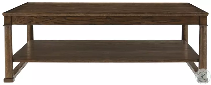 Surrey Brownstone 50" Square Cocktail Table
