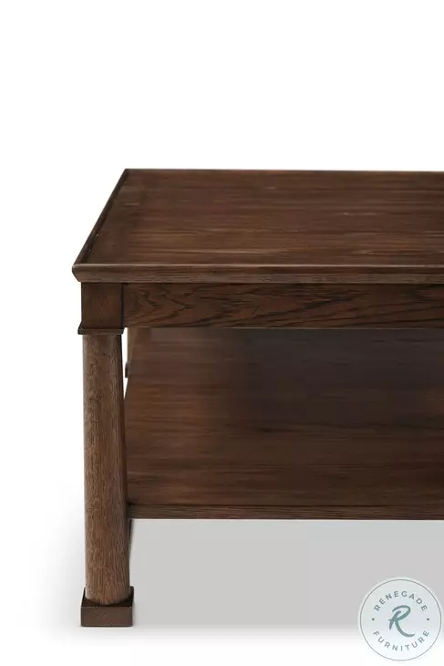 Surrey Brownstone 50" Square Cocktail Table