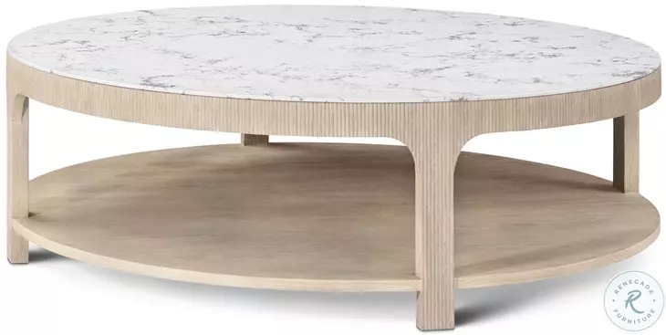 Horizon SPE Grey Quartz 54" Round Cocktail Table