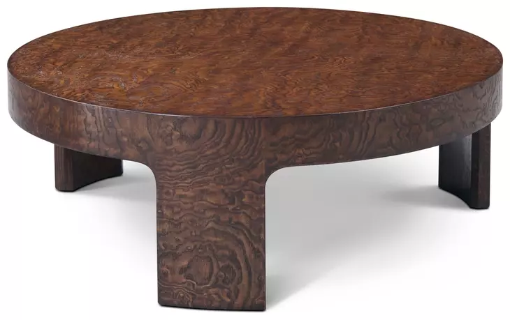 Orbis Pyramid Brown Round Terra Small Nesting Table