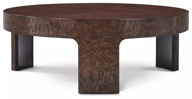 Orbis Pyramid Brown Round Terra Small Nesting Table