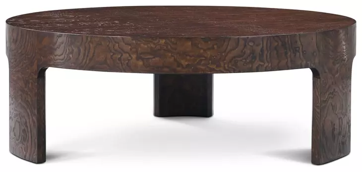 Orbis Pyramid Brown Round Terra Small Nesting Table