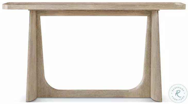 Repose Grey Oak Wooden 60" Rectangular Console Table