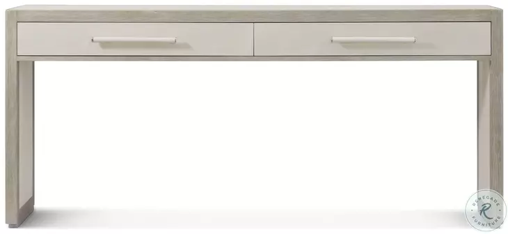 Maxwell Cashmere And Dove 72" 2 Drawer Rectangular Console Table