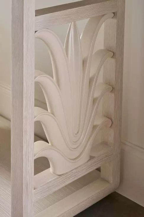 Coastal Sandbar Rectangular Royal Palm Console Table