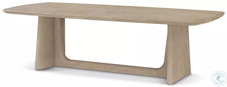 Repose Grey Oak And Grey Visible Inner 134" Extendable Rectangular Dining Table