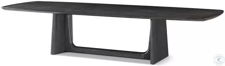 Repose Charcoal Oak Visible Inner 134" Extendable Rectangular Dining Room Set