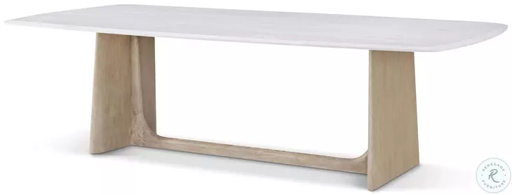 Repose Grey Oak And Quartz 102" Rectangular Dining Table