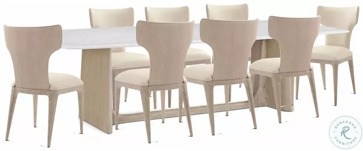 Repose Grey Oak And Quartz 102" Rectangular Dining Room Set