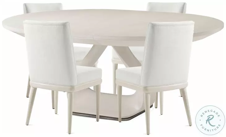 Essence Opal 54" Extendable Oval Dining Room Set