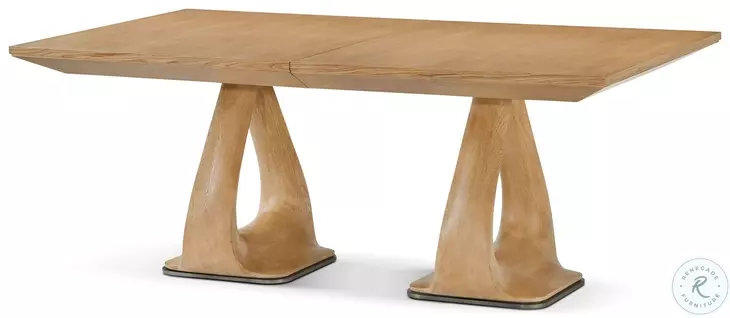 Essence Blonde 76" Extendable Rectangular Dining Table